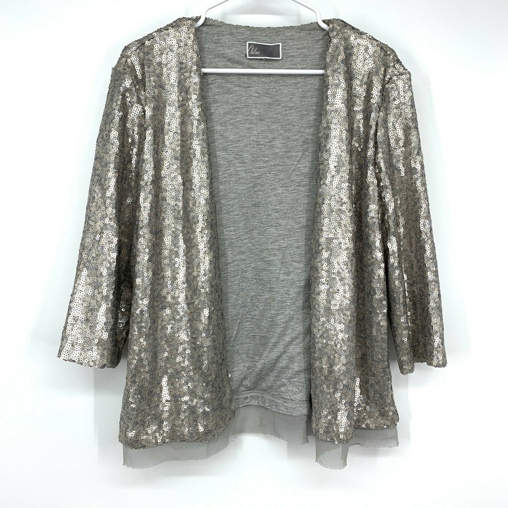 Chelsea28 Sequin Open Front Jacket - image 3